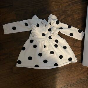 Polka Dot Long Sleeve Dress size 12 months
